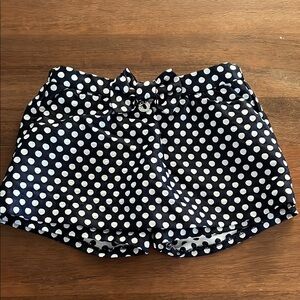 Mayoral Blue and White Skorts with Playful Design